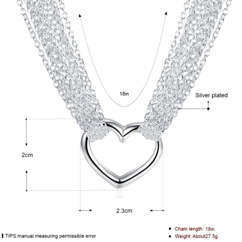 Gorgeous distinctive Heart Necklace - Picture 7 of 13